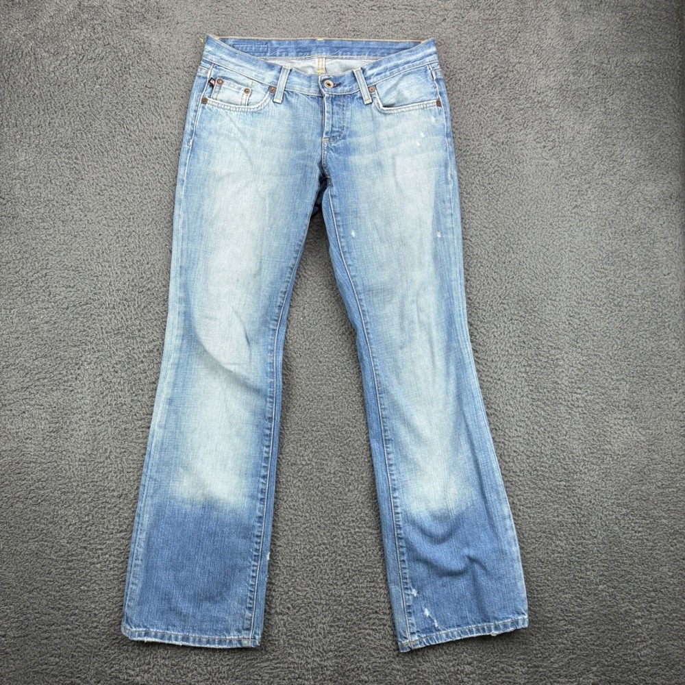 Polo Ralph Lauren Whitney Jeans Womens Size 4 Light Wash Low‎ Rise Bootcut Denim